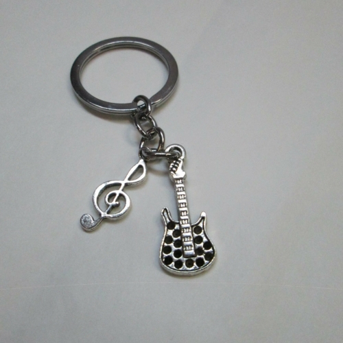 Porta Chiavi Chitarra e Chiave di Violino