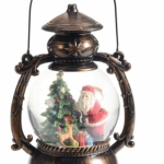 Lanterna vintage con babbo natale