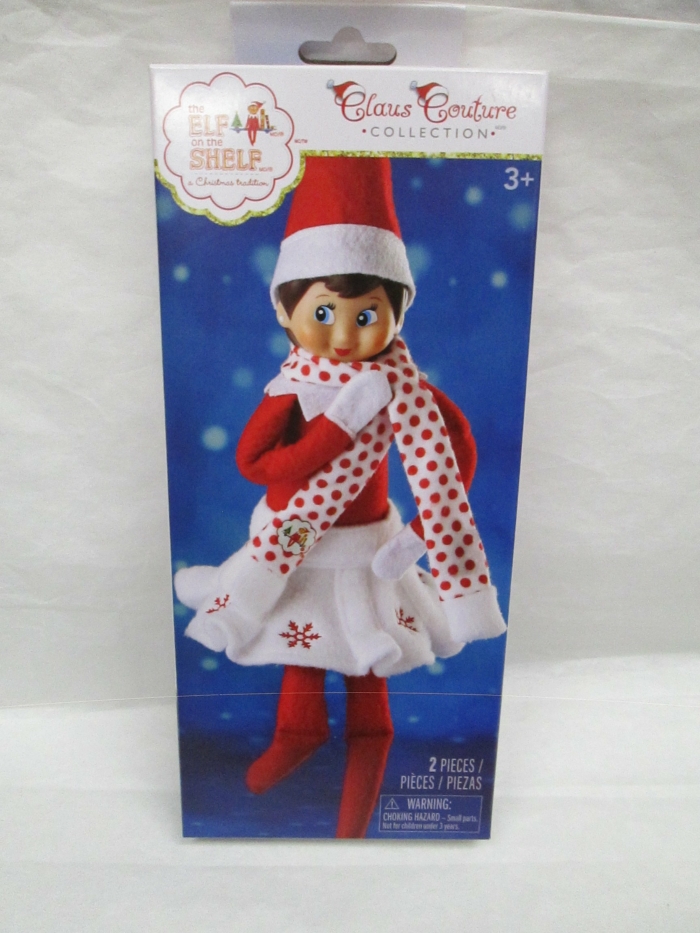 Gonnellina e sciarpa Elf on the shelf