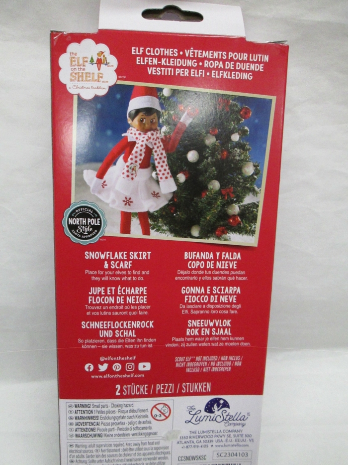 Gonnellina e sciarpa Elf on the shelf - immagine 2