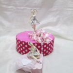 Torta 12 ballerine argentate + centrale - immagine 2