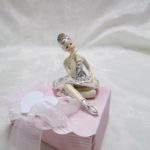 Torta 12 ballerine argentate + centrale - immagine 4