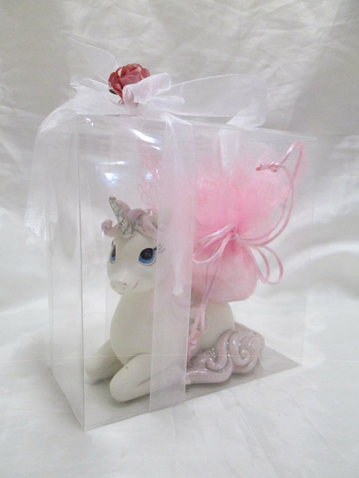Unicorno salvadanaio bomboniera - immagine 2