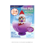 Frost pips Elfa nel fiore rosa