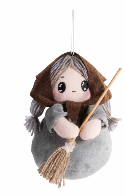Befana in stoffa (grigia)
