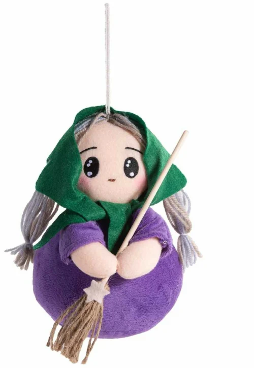 Befana in stoffa (viola)